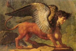 Oedipus and the Sphinx 2 by Francois-Xavier Fabre