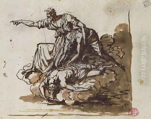 Achimelech with the bodies of his sons by Francois-Xavier Fabre