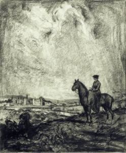 Woman On Horseback by Albert Edward Sterner