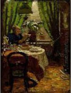 Sunday Morning by Jacobus Frederick Sterre De Jong