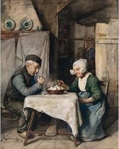 Aan Tafel" by Jacobus Frederick Sterre De Jong
