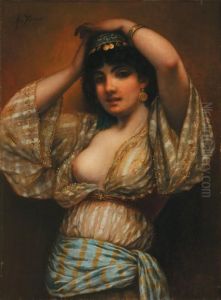 Orientale A La Ceinture Bleue by Agapit Stevens