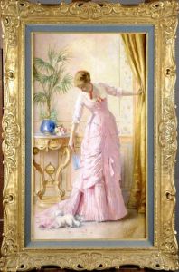 Elegante Au Chien. by Agapit Stevens