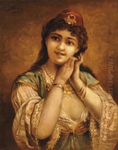 Beaute Orientale Aux Bijoux by Agapit Stevens