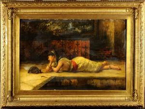 Jeune Femme A La Tortue