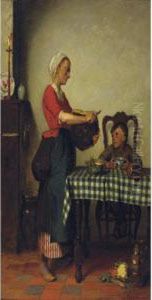 A Delicious Meal by Agapit Stevens