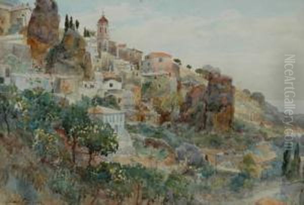 View To An Italian Village - view 1