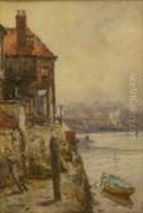 Whitby Harbour by Alfred Stevens