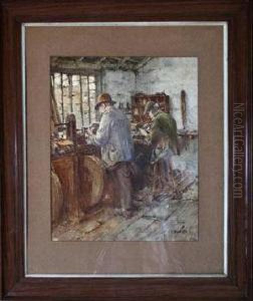 A Wood-turners' Workshop - view 1