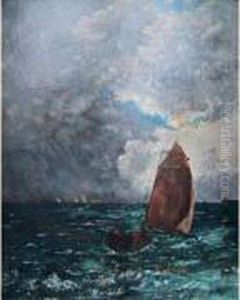 Vue Du Treport by Alfred Stevens