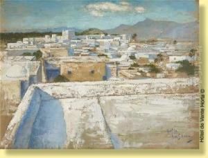 Vue De Gafsa (orientaliste) by Gustave Max Stevens