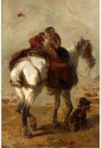 The Travellers by Joseph Edouard Stevens