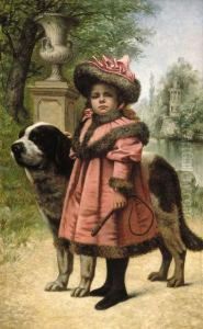 Man's Best Friend by Joseph Edouard Stevens