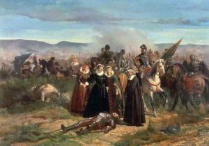 Mary Stuart at the Battle of Langside, May 1568 by Giovanni Fattori