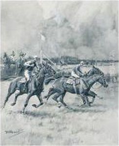 The 1928 Grand National: The Canal Turn, Second Time Round by Frank Algernon Stewart