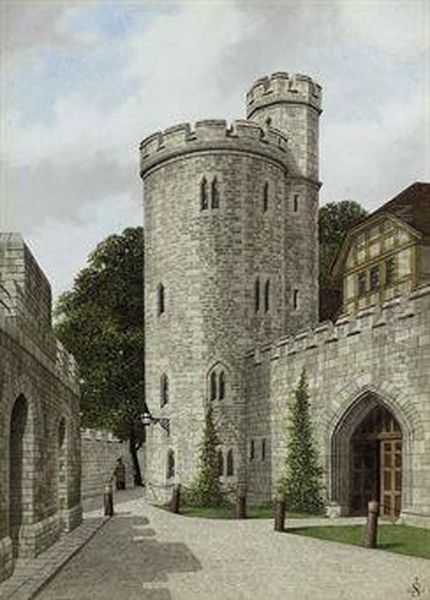 Lanthorn Tower, The Tower Of London by James Lawson Stewart
