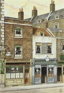 Mrs Gamp's Lodging, Kingsgate Street, Holborn From 'martinchuzzlewit' by James Lawson Stewart