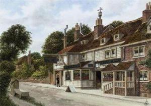 The Rosemary Branch Tavern And Tea Gardens, Southampton Street,peckham by James Lawson Stewart