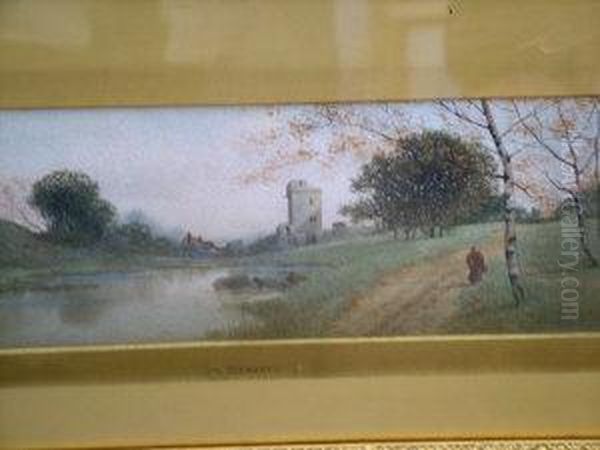 Figure Along A Country Lane - view 1