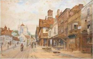 Village Street Scene Village Street Scene