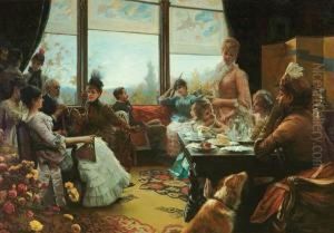 Five O'clock Tea by J. Stewart