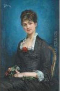 Portrait D'une Dame De Qualite by J. Stewart