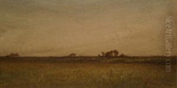 A Meadow With A Cottage In The Distance - view 1