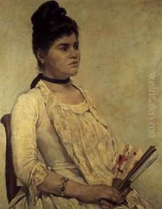 Portrait of the Step Daughter, 1889 by Giovanni Fattori