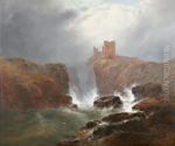 Dunstanborough Castle - view 1