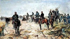 The Battle Lines, 1884 by Giovanni Fattori