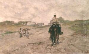 The Light Cavalryman by Giovanni Fattori