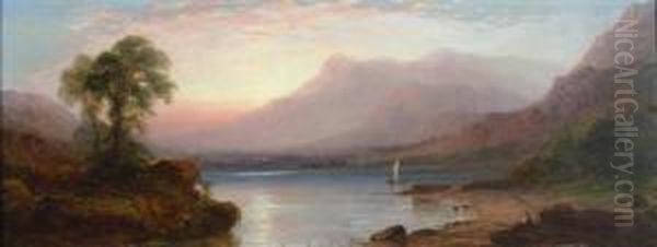 A Sublime Landscape With A Loch - view 1