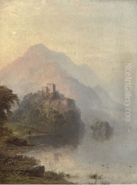 Glengarry Castle, Evening - view 1