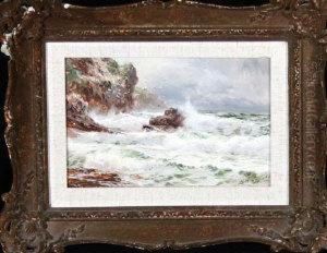 Approaching Storm, Trow Rocks, South Shields by Harry James Sticks