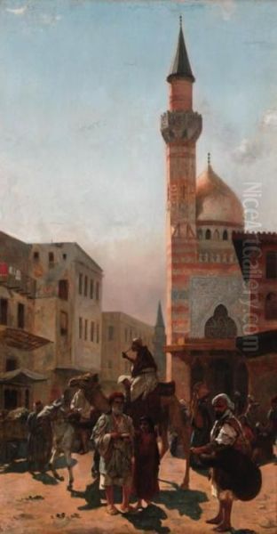 A Street Market, Constantinople - view 1