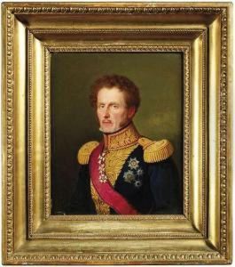 Portrait Of Ernst Freiherr Von Hugel In Three Quarter View To Theleft