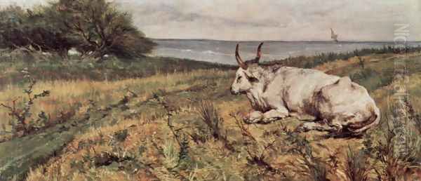 Reclining Cow - view 1