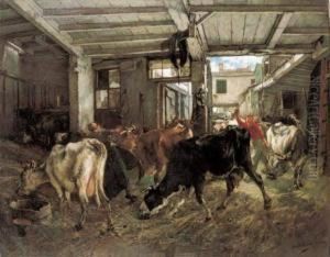 Terugkeer Naar De Stal by Jan Baptiste, Jan Stobbaerts