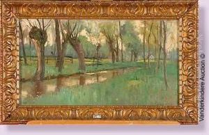 Ruisseau En Flandre by Pieter Stobbaerts