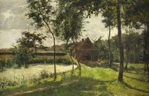 Paysage by Pieter Stobbaerts