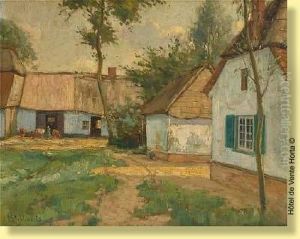 Cour De Ferme by Pieter Stobbaerts