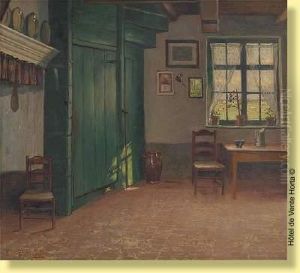 Rayons De Soleil Dans Un Interieur by Pieter Stobbaerts