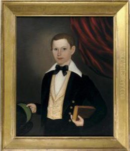 Portrait Of Daniel Plumb, Jr. by Joseph Whiting Stock