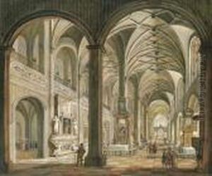 The Interior Of A Cathedral