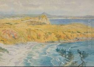 Cornwall Coastal Study by Margaret Olrog Stoddart