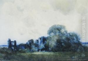 Castle Ruins, Derbyshire by Margaret Olrog Stoddart
