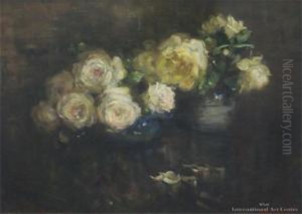 Cream Roses - view 1