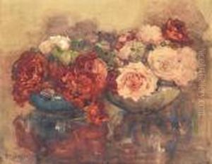 Still Life Of Roses by Margaret Olrog Stoddart