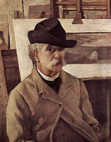 Self-portrait with sixty years - view 1