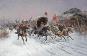 Siberian Gold Convoy by Konstantin Stoilov